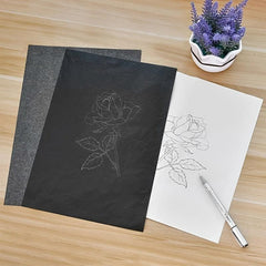 100 Sheets Carbon Transfer Tracing Paper For Art Surfaces