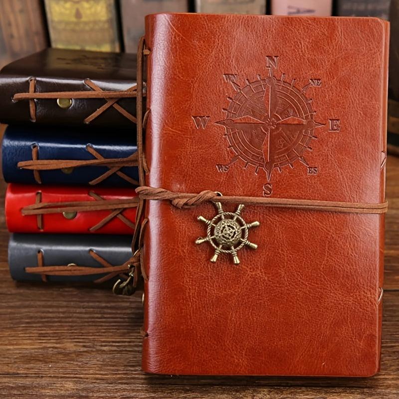 Vintage Charm Spiral Ring Binder Diary Journal Notebook