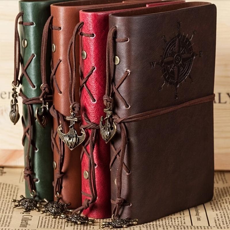 Vintage Charm Spiral Ring Binder Diary Journal Notebook