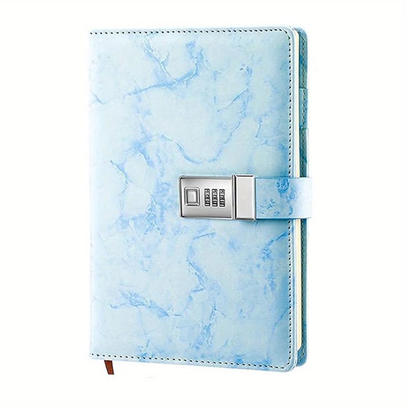 Marble Password Notebook w/ Lock 100 Sheets