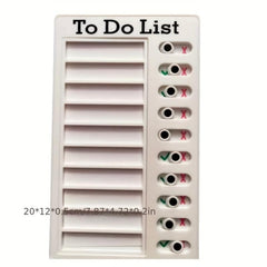 1pc Memo Plastic Board RV Note Message Board RV Checklist