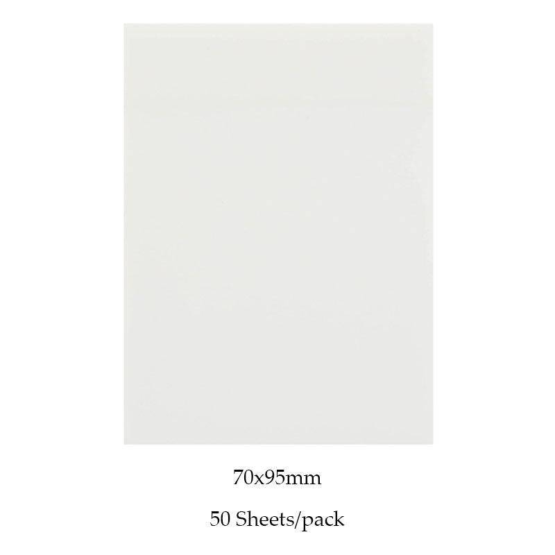 50 Waterproof Clear Sticky Notes for Home & Office