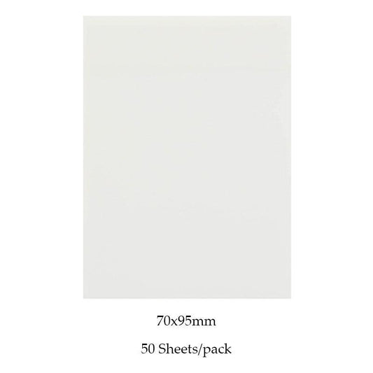 50 Waterproof Clear Sticky Notes for Home & Office