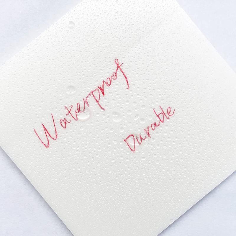 50 Waterproof Clear Sticky Notes for Home & Office