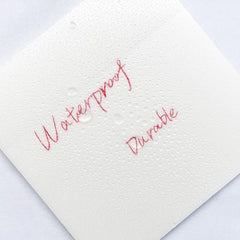 50 Waterproof Clear Sticky Notes for Home & Office