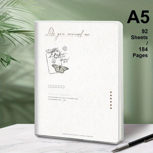 B5 Waterproof Soft Surface PP Glue Cover Notebook