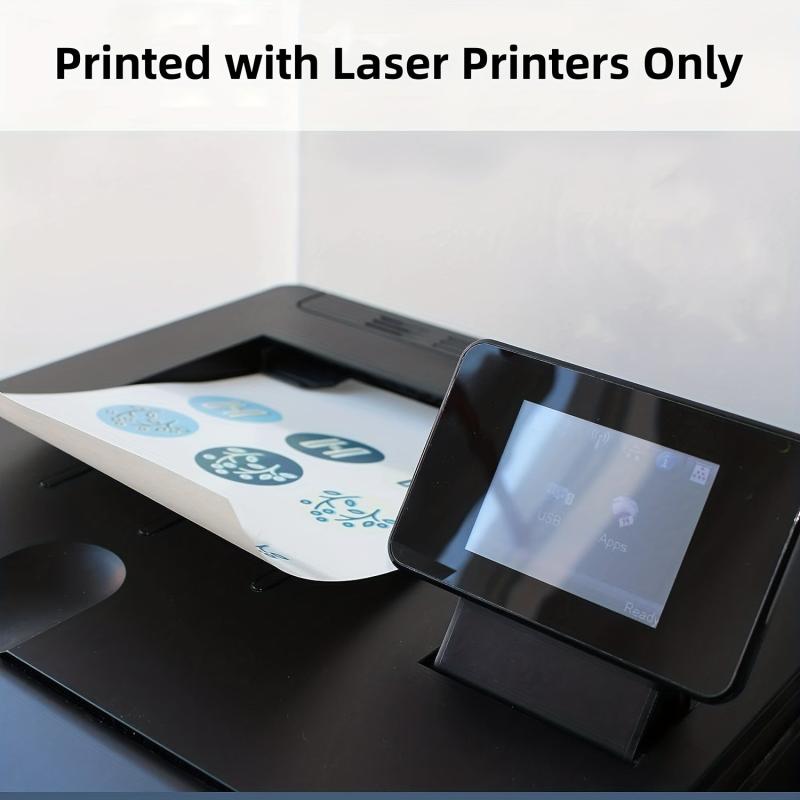20 Sheets Waterslide Decal Paper 8.5x11 Clear For Laser Printers