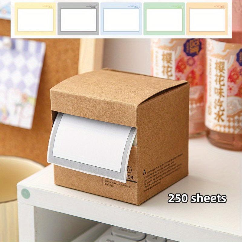 250 Creative Sticky Notes - Large Capacity Marker Stickers