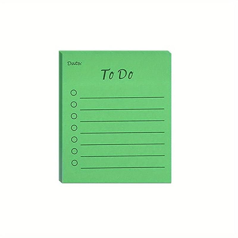 2pcs To Do List Sticky Notes 9 Colors 50 Sheets Pad Memo To Do Lined Sticky Note