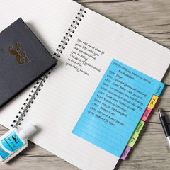 Sticky Notes Set Divider Tabs School Office Supplies Planner Sticky Note