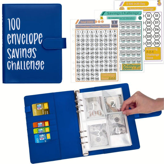 100 Envelopes Challenge Binder A5 Money Saving Budget Binder