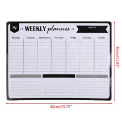 A3 Magnetic Weekly & Monthly Planner Whiteboard Fridge Magnet