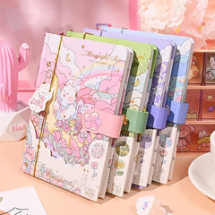 Ziyi Healing Bunny Bear Notebook - Colorful Inner Pages