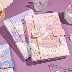 Ziyi Healing Bunny Bear Notebook - Colorful Inner Pages