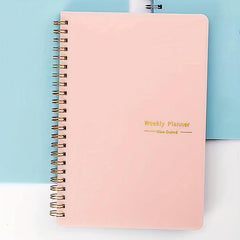 52 Week Planner Coil Schedule Book Notebook