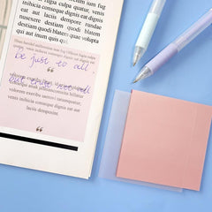 1pc PET Candy Sticky Notes Self Adhesive Memo Pad Sticky Notes Bookmark
