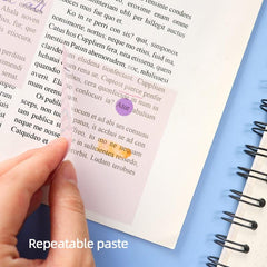 1pc PET Candy Sticky Notes Self Adhesive Memo Pad Sticky Notes Bookmark