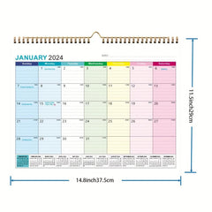 18 Month Calendar, July - December, Gray Background