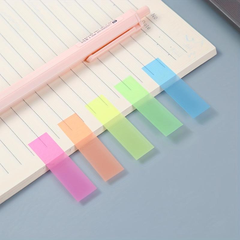 100 Sheets Morandi Sticky Notes Waterproof Index Sticker