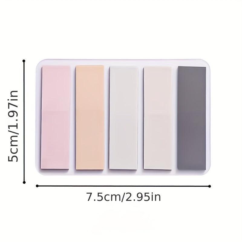 100 Sheets Morandi Sticky Notes Waterproof Index Sticker