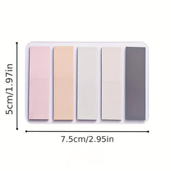 100 Sheets Morandi Sticky Notes Waterproof Index Sticker