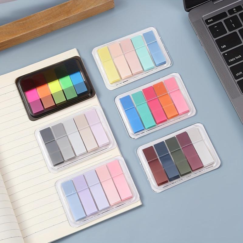 100 Sheets Morandi Sticky Notes Waterproof Index Sticker