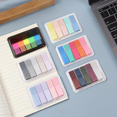 100 Sheets Morandi Sticky Notes Waterproof Index Sticker