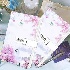 Lockable Journal for Women Girls, Refillable Diary, Password Protected, A5 Size