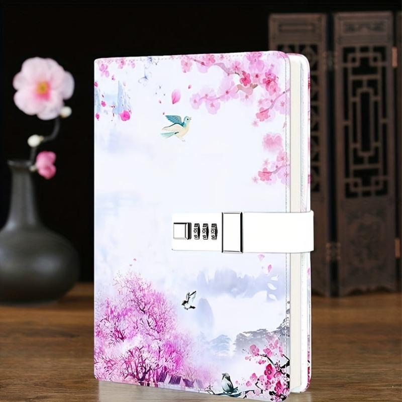 Lockable Journal for Women Girls, Refillable Diary, Password Protected, A5 Size
