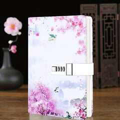 Lockable Journal for Women Girls, Refillable Diary, Password Protected, A5 Size