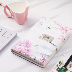 Lockable Journal for Women Girls, Refillable Diary, Password Protected, A5 Size