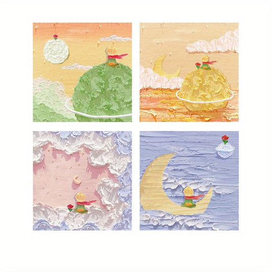 80 Sheets Little Prince Sticky Notes Creative Memo Paper