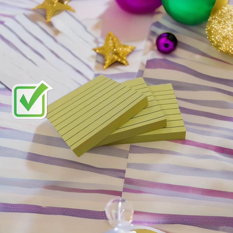 100pcs Colorful Sticky Note 4 Colors Student Memo Pad Self Stick Note Pads