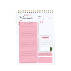 Trees 1pc 8 5 5 5in Daily Planner Notepad 52 Sheets