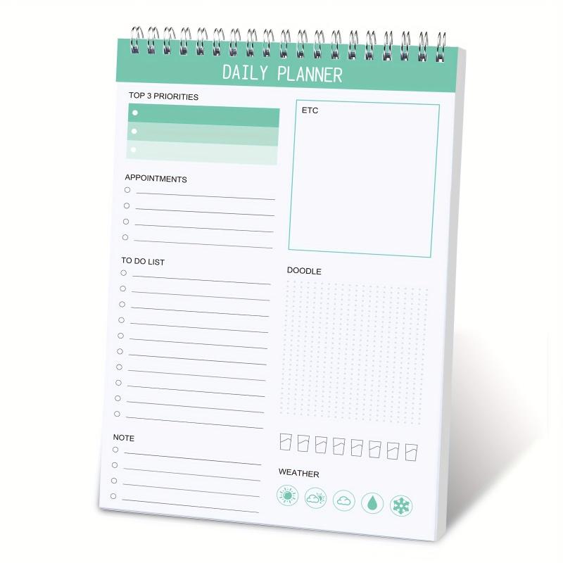 Trees 1pc 8 5 5 5in Daily Planner Notepad 52 Sheets