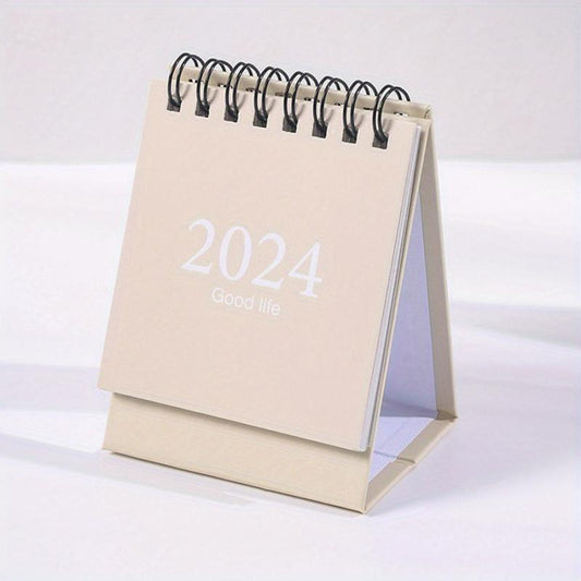 Mini Desk Calendar Creative Coil Calendar Desktop Ornament