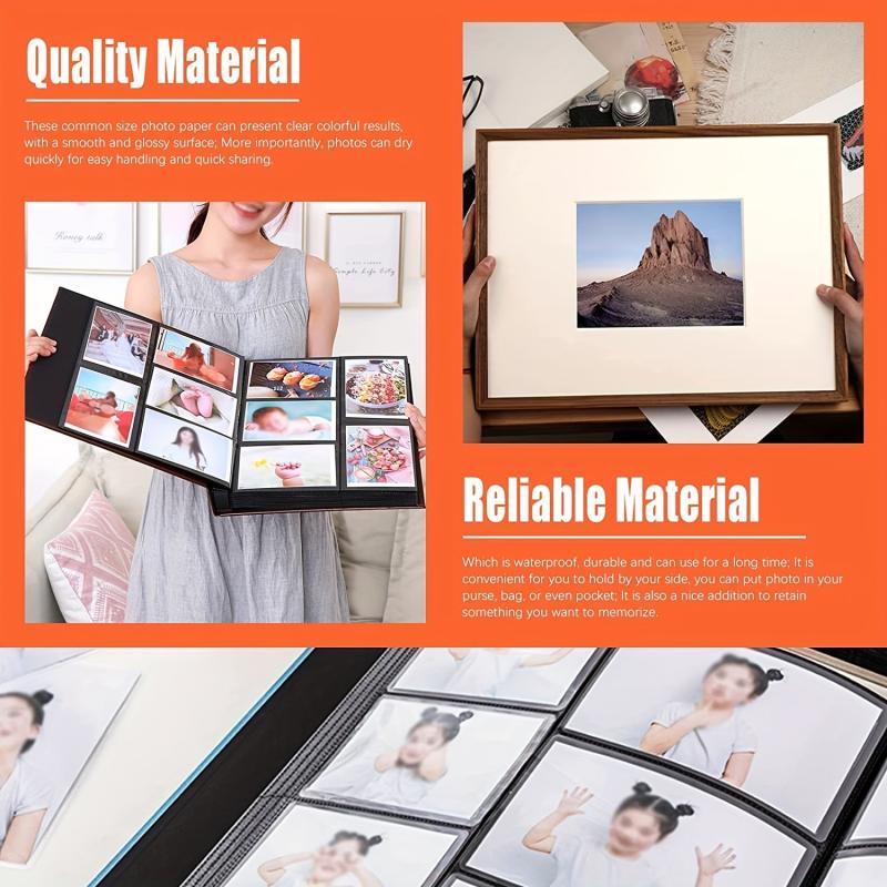 100 Sheets High Gloss Photo Paper for Inkjet Printer 8.89 x 12 200gsm