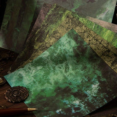 30pcs Large Vintage Texture Romantic Dark Style DIY Crafts Supplies