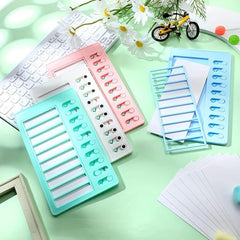 4pcs Replaceable Blank Checklist Board for Home Routine Planning