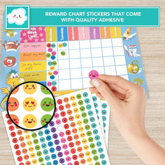 2340 Pcs Happy Face Stickers for Students Reward Chart Student Planner 10 Sheets