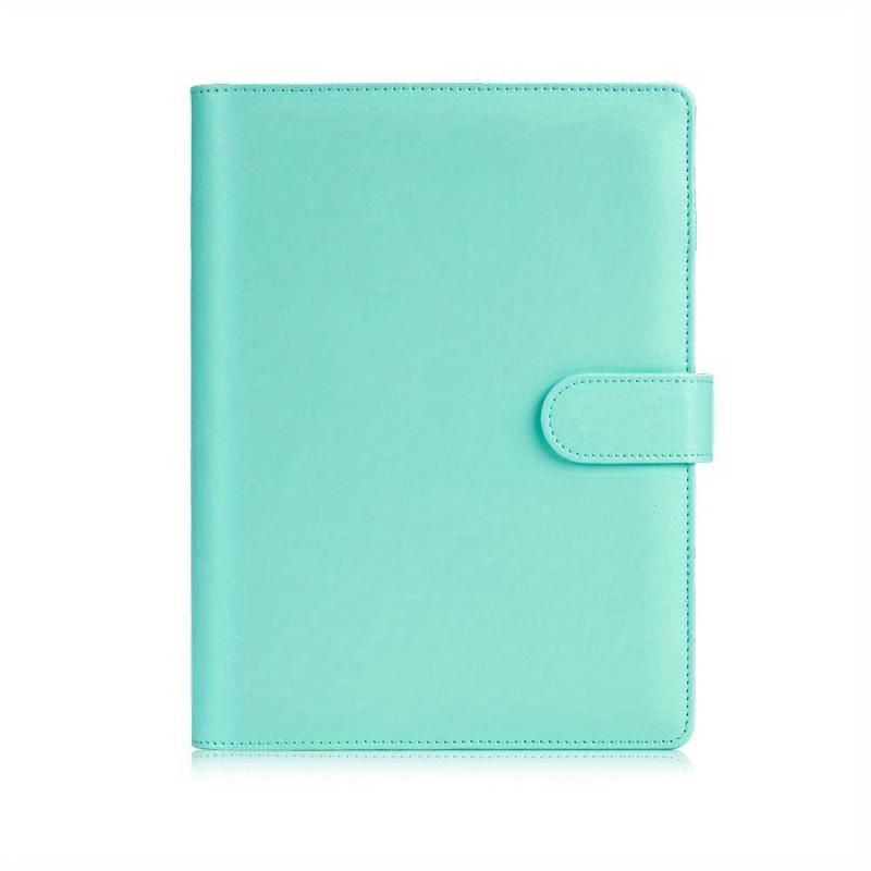 Stylish PU Leather A5 6-Ring Planner Binder with Magnetic Closure