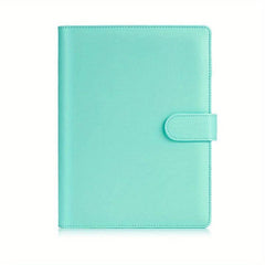 Stylish PU Leather A5 6-Ring Planner Binder with Magnetic Closure