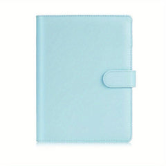 Stylish PU Leather A5 6-Ring Planner Binder with Magnetic Closure