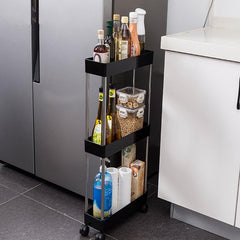 Clip Organizer Mobile Shelves Kitchen Refrigerator Bathroom Living Room