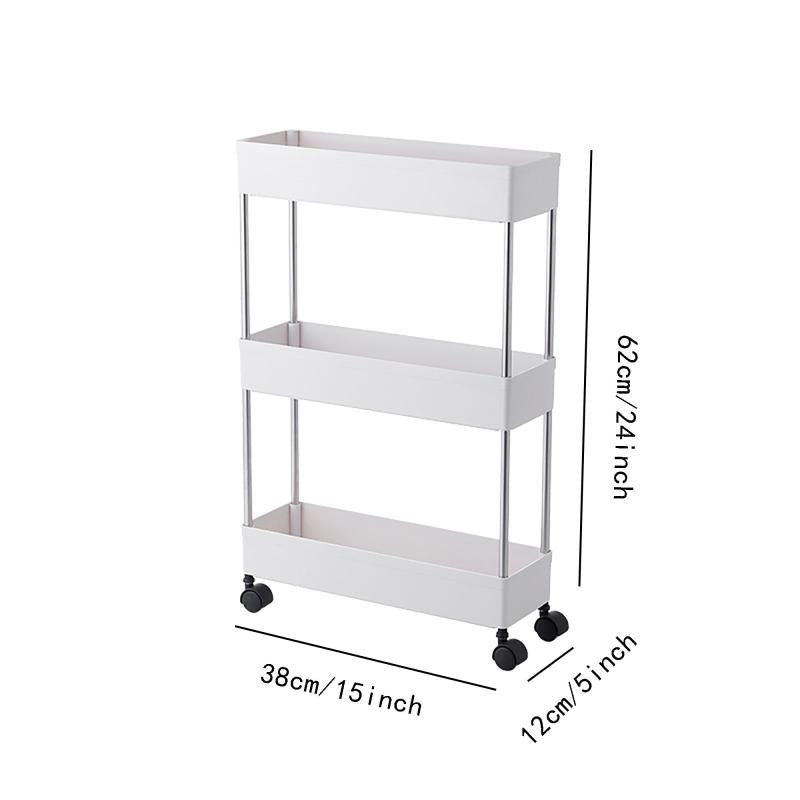 Clip Organizer Mobile Shelves Kitchen Refrigerator Bathroom Living Room