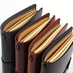 Vintage Leather A6 Refillable Travelers Journal for Writing & Sketching