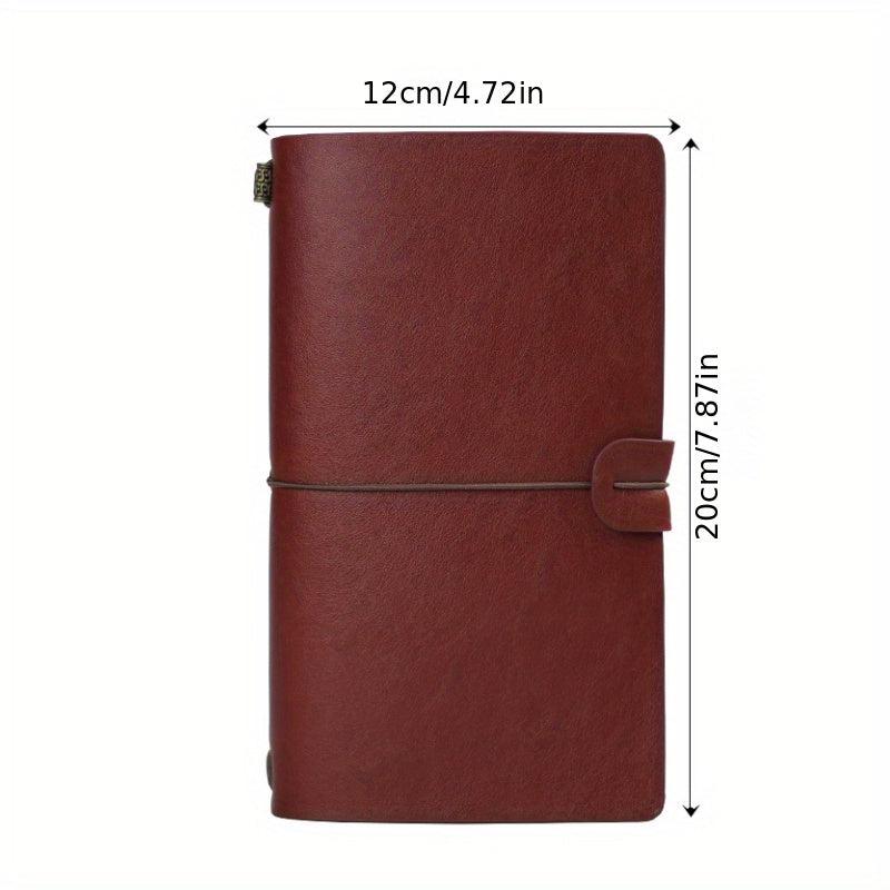 Vintage Leather A6 Refillable Travelers Journal for Writing & Sketching