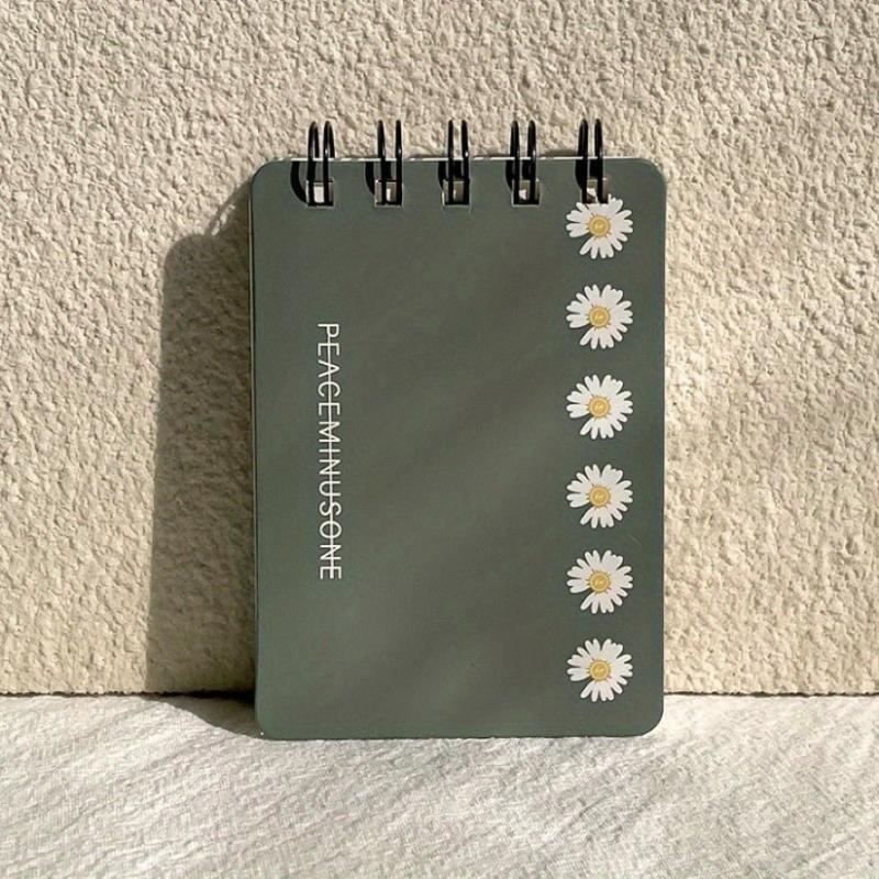 Mini A7 Notebook Flower Print Portable Notepad Pocket Small Notebook