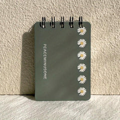 Mini A7 Notebook Flower Print Portable Notepad Pocket Small Notebook