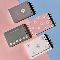 Mini A7 Notebook Flower Print Portable Notepad Pocket Small Notebook